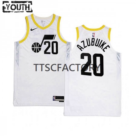Kinder NBA Utah Jazz Trikot Udoka Azubuike 20 Nike 2022-23 Association Edition Weiß Swingman
